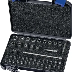 Markenprodukt Kraftstecknusssatz 700 KS 46 OL 46-tlg.1/4 6-KT./E/Schlitz/PH/PZD/i6-KT./T/XZN