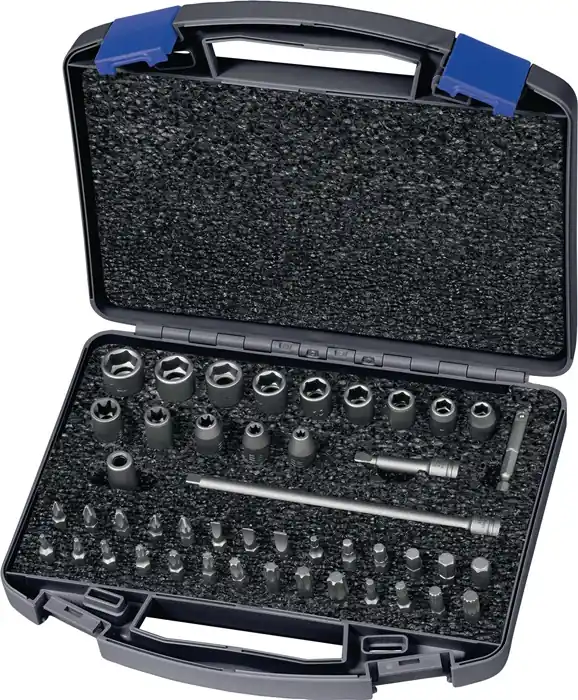 Markenprodukt Kraftstecknusssatz 700 KS 46 OL 46-tlg.1/4 6-KT./E/Schlitz/PH/PZD/i6-KT./T/XZN