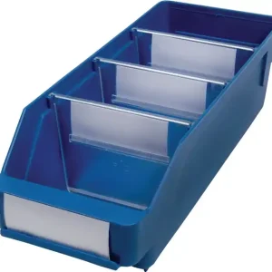 Kracherpreis Regalkasten L300xB120xH95mm blau PP VE: 30 Stück