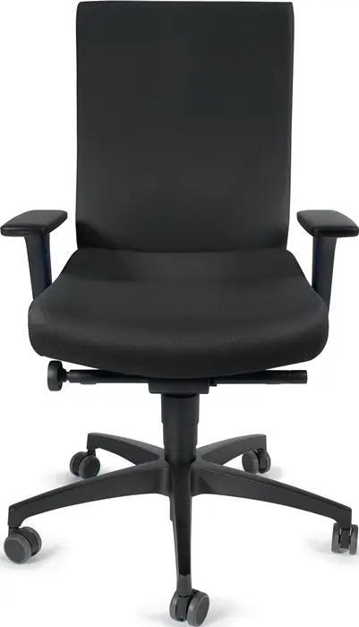 Bürodrehstuhl m.Synchr.-Techn.schwarz 400-520mm m.Lehnen Trgf.110kg DAUPHIN Solange Der Vorrat Reicht
