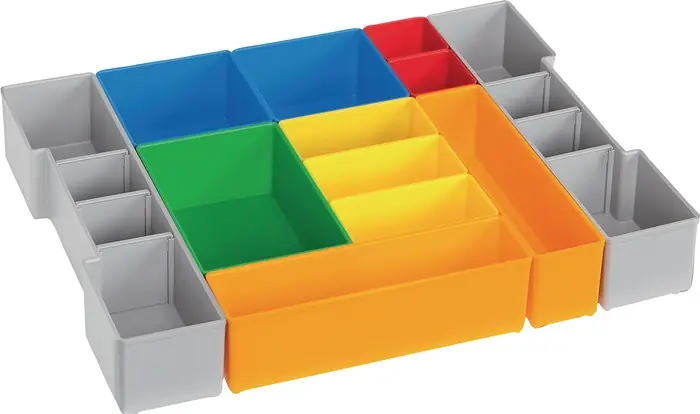 Begrenztes Angebot Einteilungsset L-BOXX® H3 LB 102 B378xT313xH65mm blau/gelb/rot/orange/grün/grau