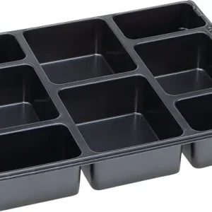 Kleinteileeinsatz L-BOXX® LB 102 B404xT312xH61mm Polystyrol m.8 Mulden Sonderaktion