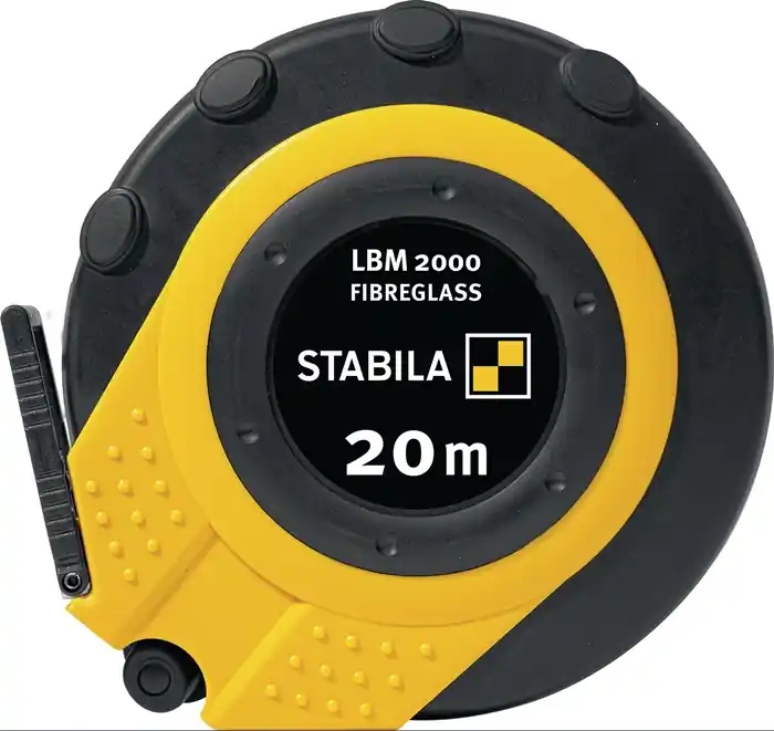 Kapselbandmaß LBM 2000 FIBREGLASS L.20m Band-B.13mm cm EG III Glasfaserband Versand Am Gleichen Tag