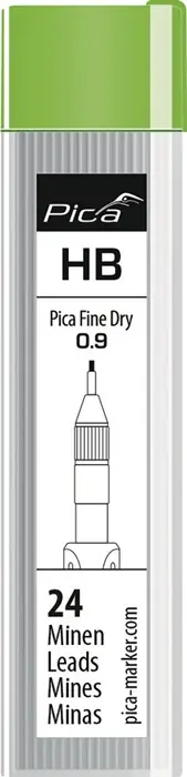 Minenset Fine Dry graphit HB 24 Minen/Set PICA Ausverkauf