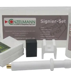 Geprüft Signierelektrolytset Signier-Fix 100ml Flasche CONZELMANN