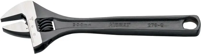 Geprüft Rollgabelschlüssel 279-8 max.29mm L.206mm m.Einstellskala HAZET