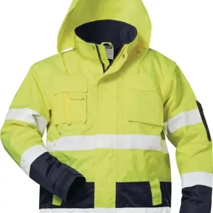Warnschutz-Pilotjacke HASSO Gr.XXL fluoresz.gelb/marine SAFESTYLE Neuheit