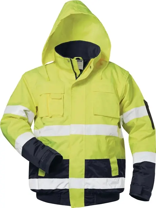 Warnschutz-Pilotjacke HASSO Gr.XXL fluoresz.gelb/marine SAFESTYLE Neuheit