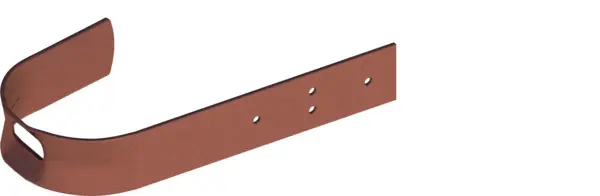 Sonderangebot Layher Sicherheitshaken Modell B RAL 8004 Kupferbraun gem. DIN EN 517-Typ A