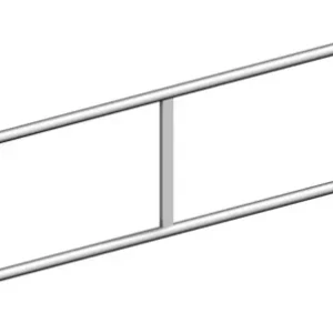 Solange Der Vorrat Reicht Layher Doppelgeländer 2,85 x 0,50 Meter aus Aluminium