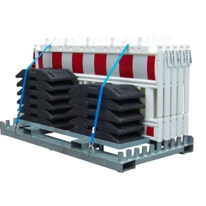 Abverkauf RSA Schrankenzaun Set Euro2 Typ Nox light, mit Folie Typ RA2/B