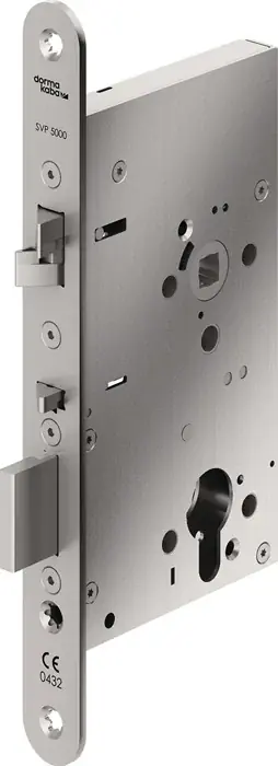 Beliebt Panik-Einsteckschloss SVP 5371 Fkt.E rd 20/65/74/9mm DIN li.VA DORMAKABA