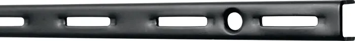 Wandsch.L.1500mm schwarz ma STA einreihige Lochung ALFER ALUMINIUM VE: 10 Stück Top-Seller