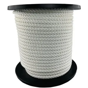 Neu Im Sortiment Kordel Seilrad-D.8mm weiß feste+feine Flechtung m.Seele OVERMANN