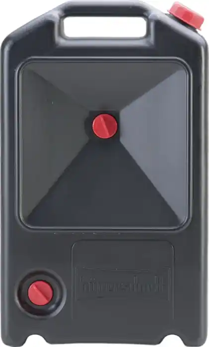 Ölwechselkanister 8l schwarz HDPE L300xB130xH500mm HÜNERSDORFF Sale