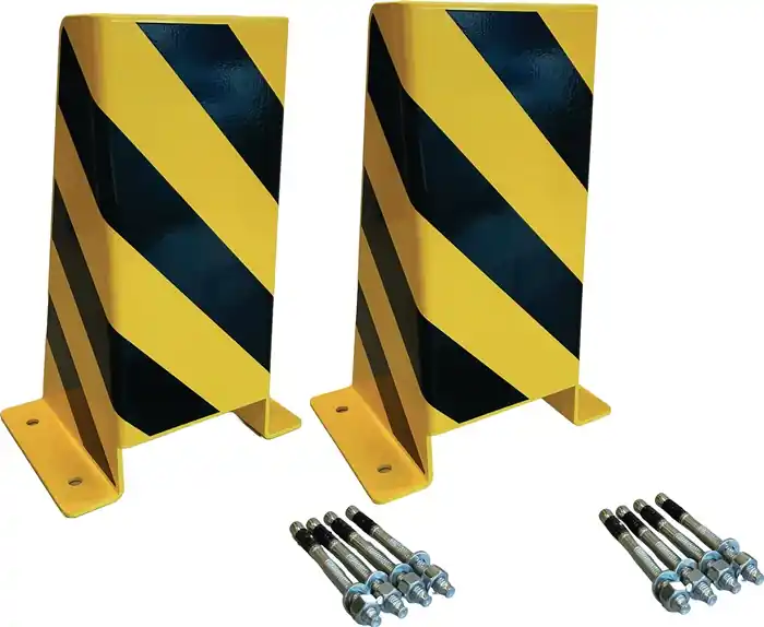 Direkt Vom Hersteller Schutzecke H400xL160/200mm U-Form Stahlbl.schwarz/gelb VE=2 St.GEWA