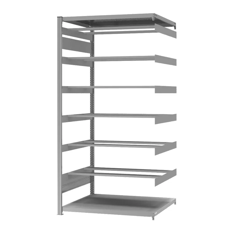 Sale hofe Anbau-Pendelheftregal für Beidseitige Nutzung - Stecksystem ORION PLUS - 1000x800mm 2000mm Verzinkt