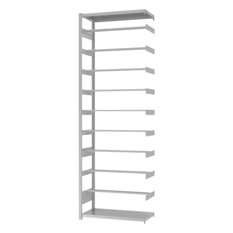 hofe Anbau-Pendelheftregal für Einseitige Nutzung - Stecksystem ORION PLUS - 1000x300mm 3000mm Verzinkt Preiswert