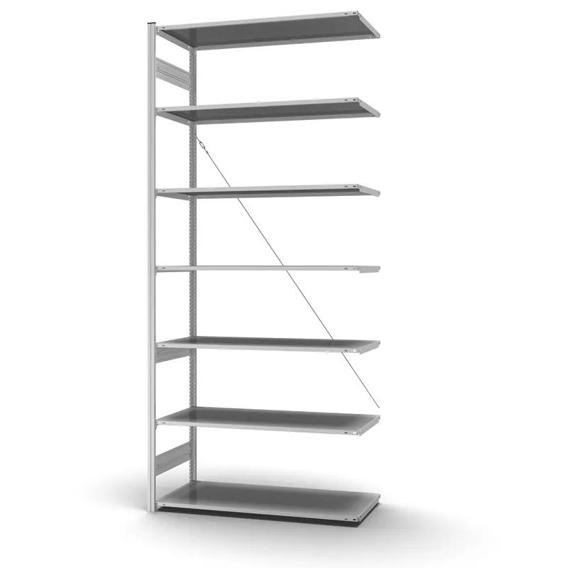 Sale hofe Profi-Anbaulagerregal für Einseitige Nutzung - Stecksystem ORION PLUS - H3000 B1300 T600 mm - Verzinkt