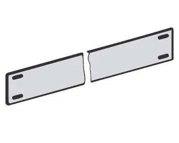 hofe Seitenblech 300 x 50 mm (TxH) - Verzinkt Finale Aktion