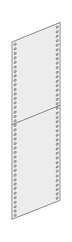 hofe Vollblech-Seitenwand für Beidseitige Nutzung - passend für: Höhe - 2700mm, Bodentiefe - 600mm - lichtgrau Top-Preis