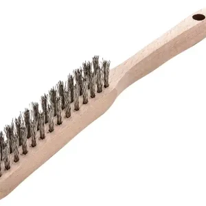 Handbürste L.290mm 0,35mm rostfr.Draht Besatz-L.140mm 2-reihig 12 LESSMANN Versand Am Gleichen Tag