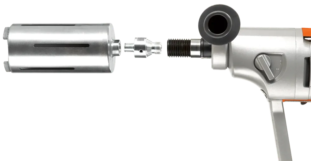 Husqvarna Bohrkronenadapter D 825 1/2" GM - 1/2" G M - Muffe 1/2" Preisreduziert