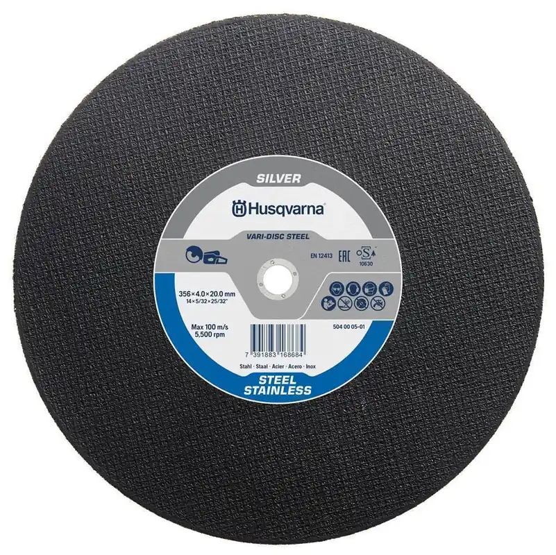 Sofort Bestellen Husqvarna Diamanttrennscheibe Vari-Disc Steel - Ø 350 mm - Aufnahme Ø 25.4 mm