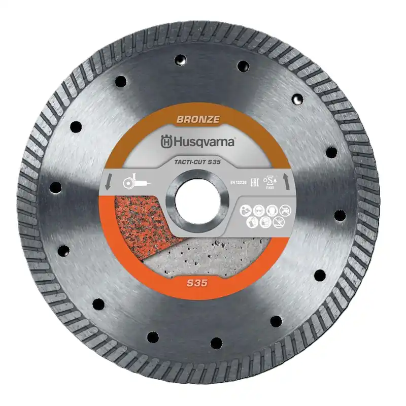 Wochenendangebot Husqvarna Diamanttrennscheibe Tacti-Cut S35 230 10 22.2 Ø230 mm