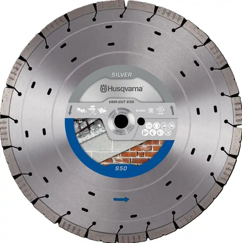 Husqvarna Diamanttrennscheibe Vari-Cut S50 - Ø 300 mm - Aufnahme Ø 25.4/20 mm Markenprodukt