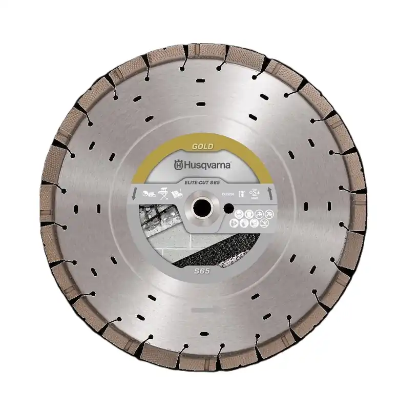 Abverkauf Husqvarna Diamanttrennscheibe Elite-Cut S65 - Ø 600 mm - Aufnahme Ø 25.4 mm