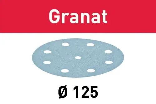 Festool Schleifscheibe STF D125/8 P220 GR/100 Granat Echt