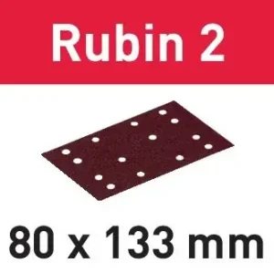 Abverkauf Festool Schleifstreifen STF 80X133 P100 RU2/50 Rubin 2
