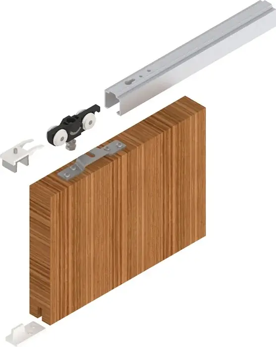 Schiebetürsystem 73 80kg 1700mm EV1 elox.HLT ab 35mm Kompletts. Jetzt Kaufen