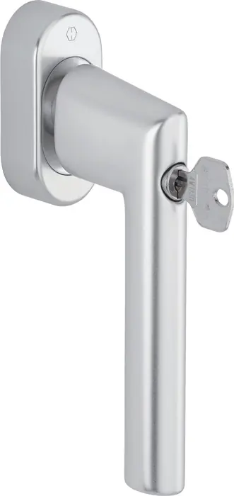Meistverkauft Fenstergriff Ams.E038S/UD9056 Alu.32-42mm F1/silberfarbig HOPPE