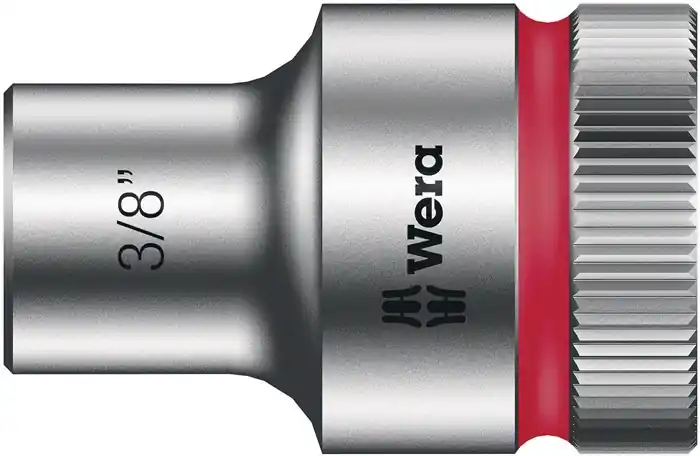 Steckschlüsseleinsatz 8790 HMC Außen-6-kant 1/2Zoll a6-KT.SW 3/8 Zoll L37mm WERA Preisreduziert