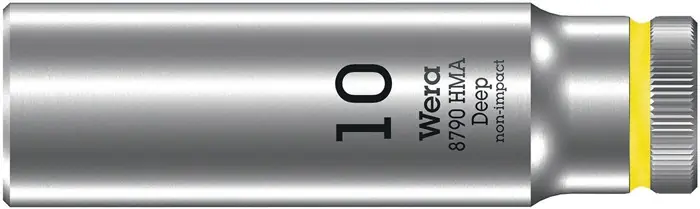 Steckschlüsseleinsatz 8790 HMA Deep 1/4 Zoll a6-KT.SW 10mm L.50mm WERA Super-Preis