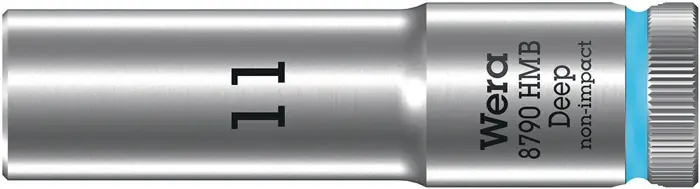 Neue Ware Steckschlüsseleinsatz 8790 HMB Deep 3/8 Zoll a6-KT.SW 11mm L.64mm WERA