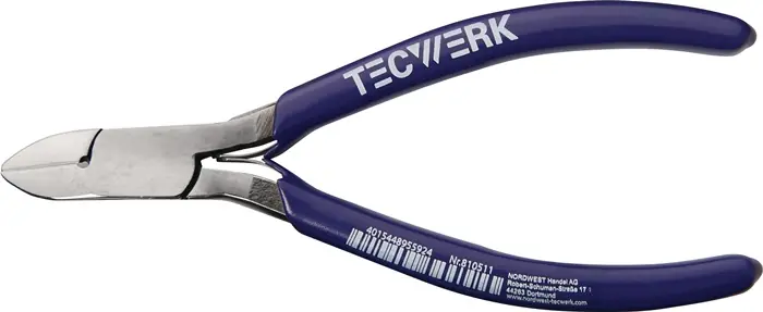 Elektronik-Seitenschneider L.115mm Facette nein rd.TECWERK Markenware
