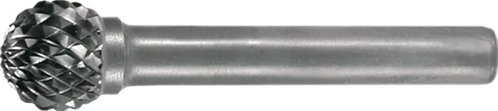 Frässtift KUD D.6mm Kopf-L.5mm Schaft-D.6mm HM Verz.Kreuz TECWERK Expressversand