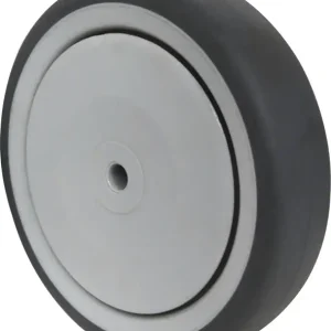 Sonderaktion Ersatzrad D.80mm Trgf.80kg Gum.grau Achs-D.8mm Nabenl.36mm TECWERK