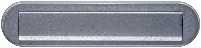Markenware Briefeinwurf VA Edelstahl vibriert ov.77mm 340mm INTERSTEEL