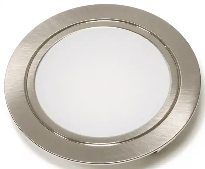 Direktkauf Einbauleuchte Chip HE 58 Emotion 24V DC 2,5 W Zuleitung 1800mm Rahmenf. VA,geb.