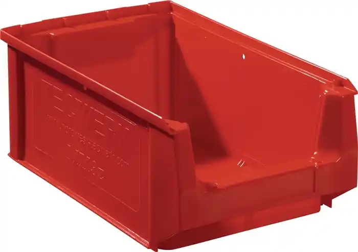 Sichtlagerkasten L350/300xB210xH140mm PE rot TECWERK VE: 14 Stück Heißes Angebot