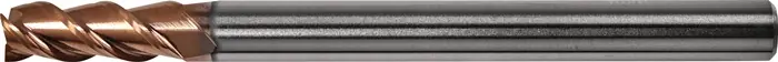 Zertifiziert Schaftfräser TypN D.4mm VHM TiSiN 45Grad HA VE: 10 Stück