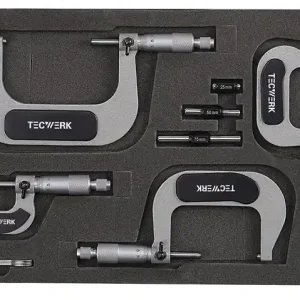 Online Kaufen Bügelmessschraubensatz DIN 863/1 0-100mm TECWERK