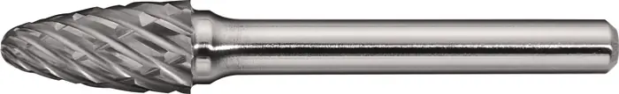 Direktkauf Frässtift RBF Special Steel D.8mm Kopf-L.18mm Schaft-D.6mm HM Verz.Kreuz TECWERK