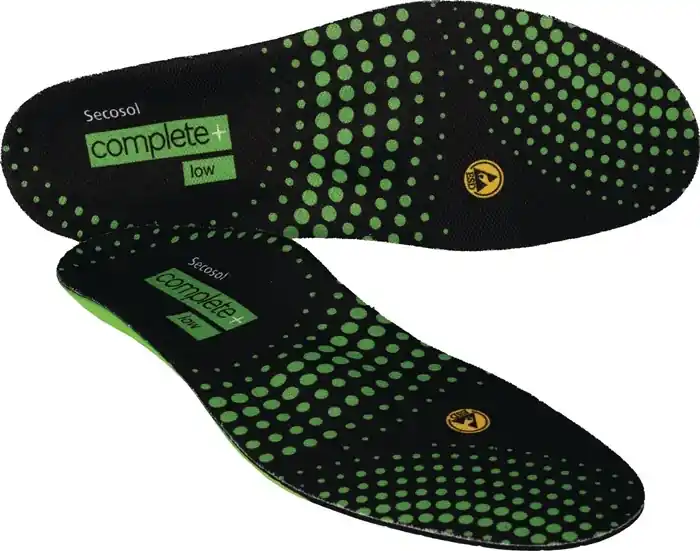 Einlegesohle SECOSOL® COMPLETE+ LOW Gr.48 schwarz/grün Saisonangebot