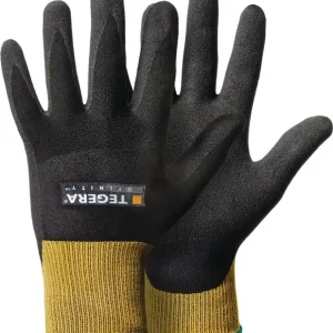 Handschuhe TEGERA® INFINITY 8801 Gr.8 schwarz/gelb Nylon,Spandex VE: 6 Paare Expressversand