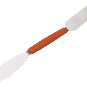 Stukkateureisen B.16mm rostfr.VA,Ku.-Griff rostfr.VA rot HAROMAC Neu Im Sortiment